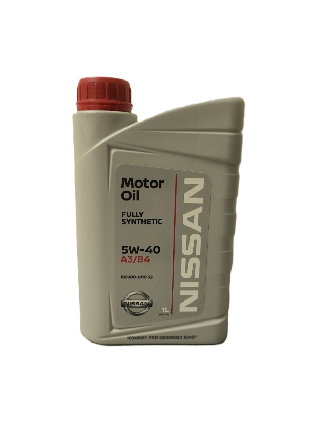 Масло моторное "NISSAN" синтетическое SN/CF A3/B4 5W-40 1л