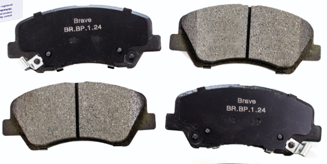 Колодки тормозные "BRAVE" передние дисковые KIA CEED/CERATO BRBP124