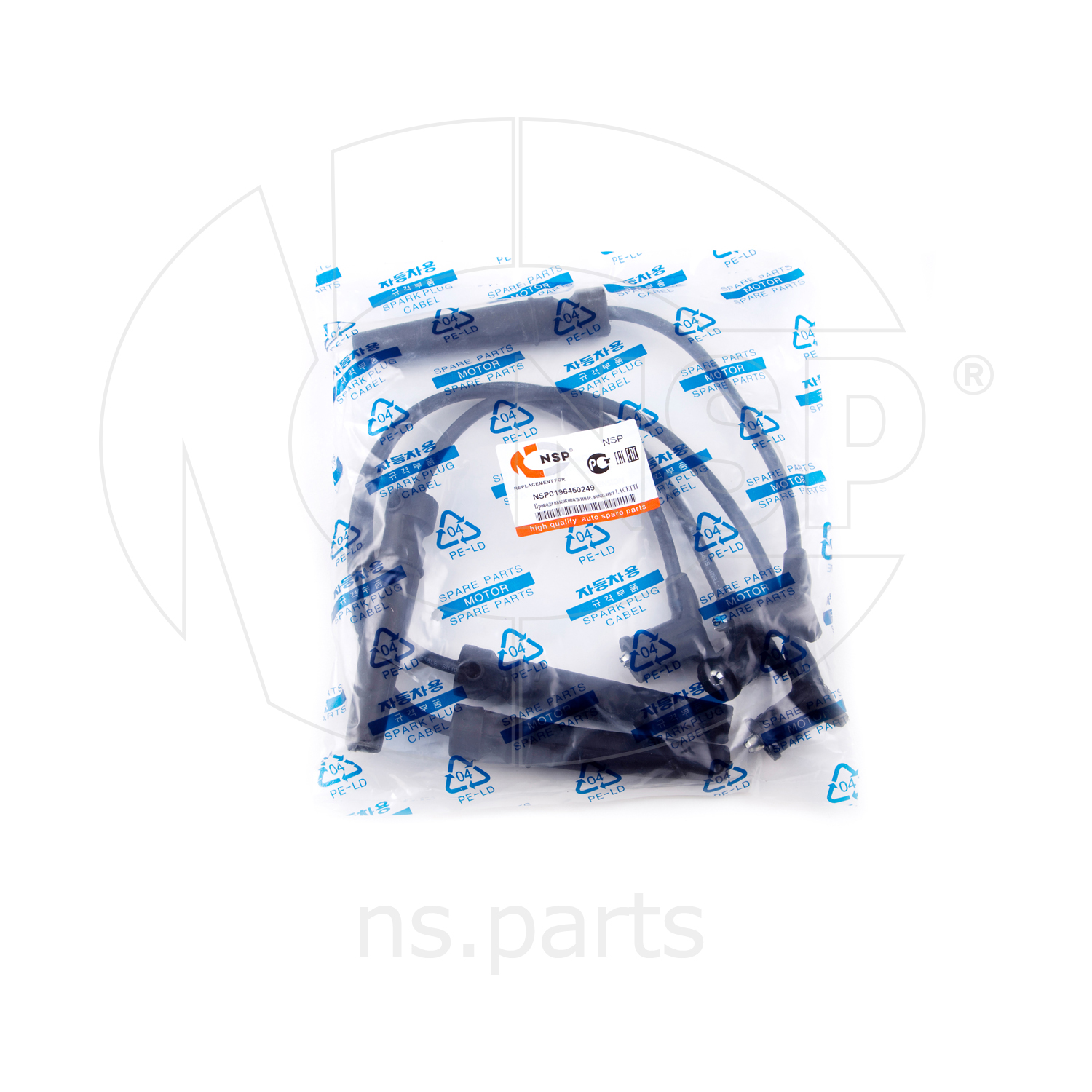 Провода высоковольтные "NSP" DAEWOO/CHEVROLET NSP0196450249