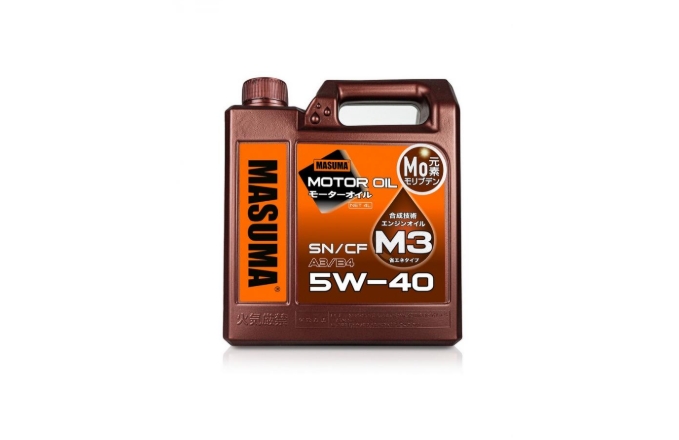 Масло моторное "MASUMA" полусинтетическое M3 CF/SN A3/B4 5W-40 4л
