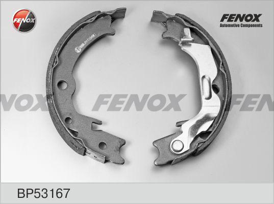 Колодки тормозные "FENOX" задние барабанные стояночного тормоза DAEWOO/CHEVROLET BP53167