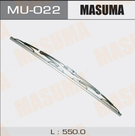 Щетка стеклоочистителя "MASUMA" каркасная 550 мм MU-022