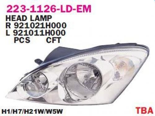 Фара "DEPO" левая KIA CEED 2231126LLDEM