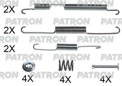 Комплект установочный "PATRON" барабанных колодок KIA SOUL PSRK0252
