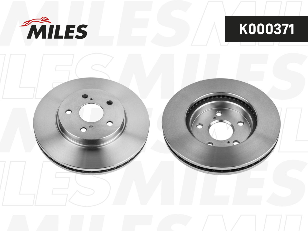 Диск тормозной "MILES" передний TOYOTA CAMRY K000371