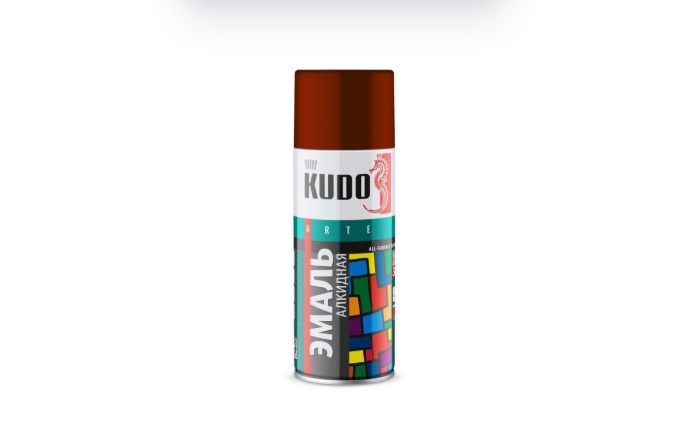 Краска "KUDO" красно-коричневая 520мл KU1024