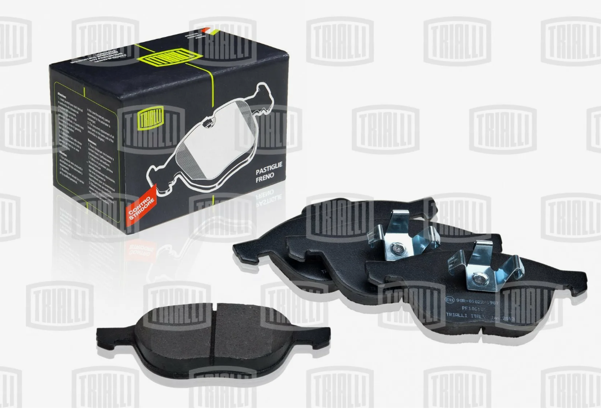 Колодки тормозные "TRIALLI" передние FORD Focus/MAZDA PF106101