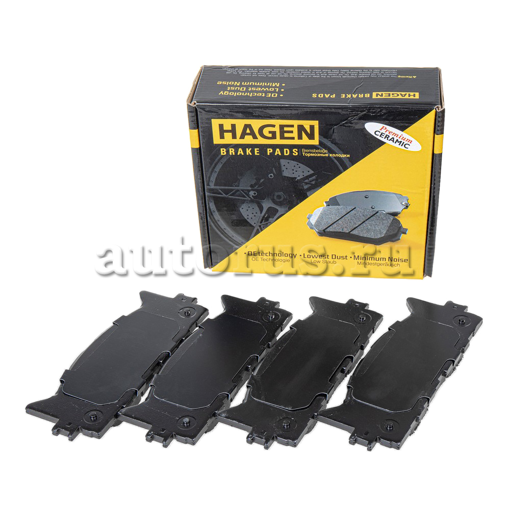 Колодки тормозные "HAGEN" передние дисковые TOYOTA CAMRY GP2080