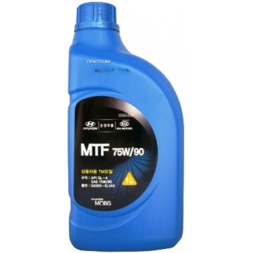 Масло трансмиссионное "HYUNDAI/KIA" синтетическое Gear Oil 75W-90 1л