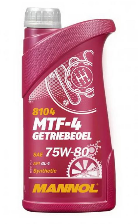 Масло трансмиссионное "MANNOL" синтетическое MTF-4 Gear Oil 75W-80 1л