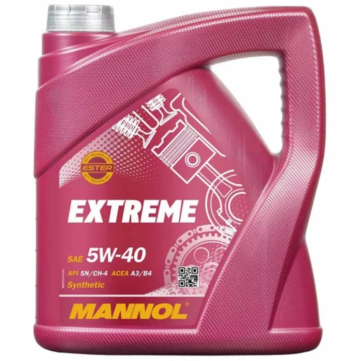 Масло моторное "MANNOL" синтетическое SN/CF A/3B4 5W-40 4л