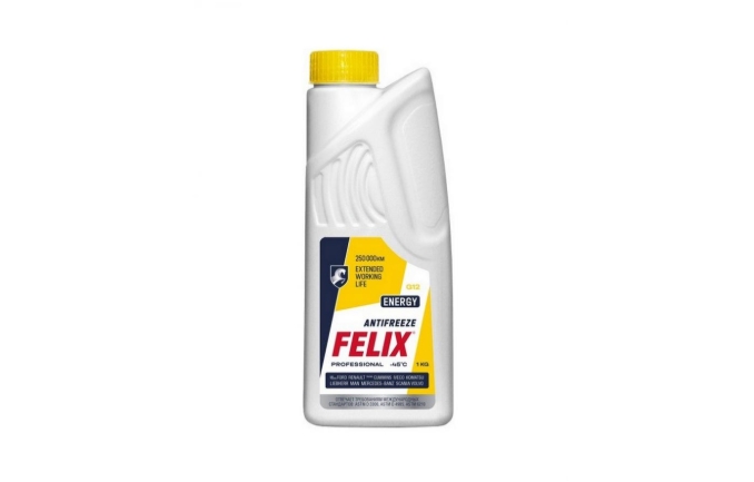 Антифриз "FELIX" energy G12+ -45 желтый 1кг