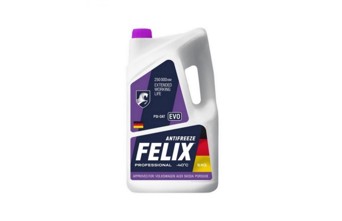 Антифриз "FELIX" evo G12++ -40 фиолетовый 5кг