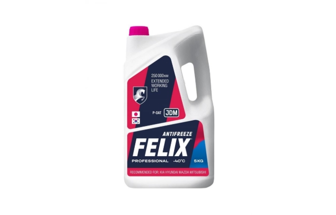 Антифриз "FELIX" jdm G12++ -40 красный 5кг