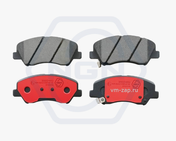 Колодки тормозные "NGN" дисковые перед HYUNDAI/KIA 3502482