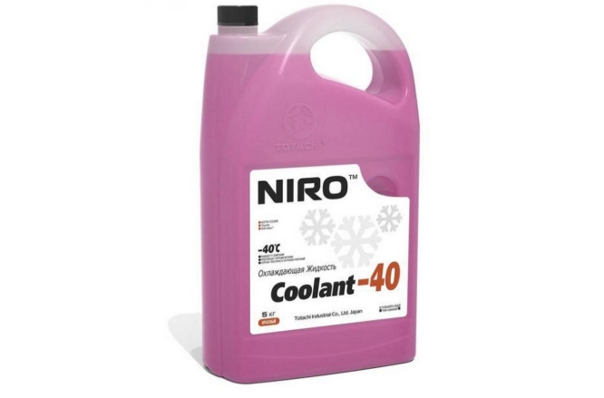 Антифриз "TOTACHI" niro coolant G12+ -40 красный 5кг