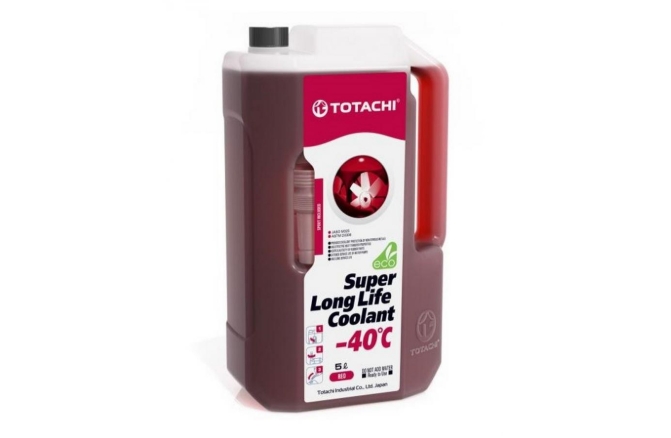 Антифриз "TOTACHI" super long life coolant -40 красный 5кг