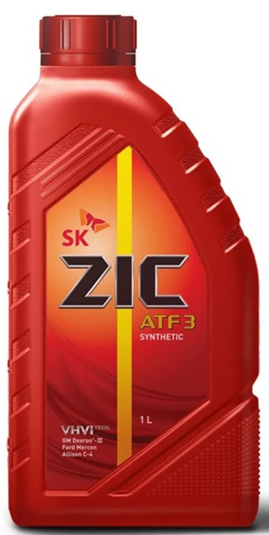 Масло трансмиссионное "ZIC" синтетическое ATF Dexron III 1л