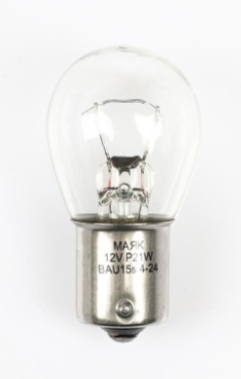 Лампа подсветки "МАЯК" со смещ. цоколем P21W 12V 21W 61217