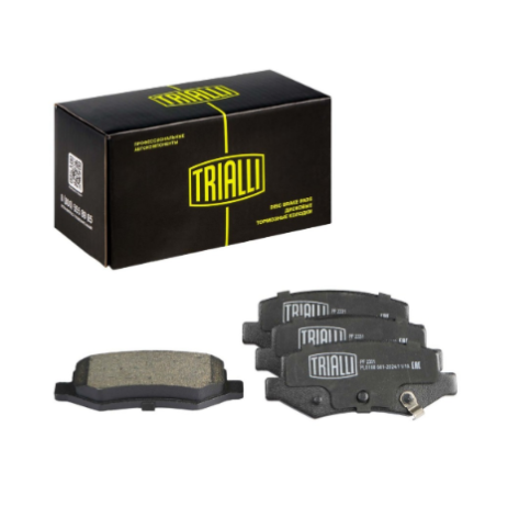 Колодки тормозные "TRIALLI" дисковые задние FAW PF2331