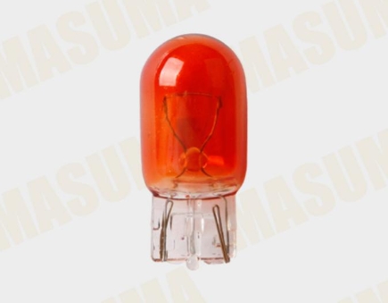 Лампа подсветки "MASUMA" 1конт/без цоколя оранжевая WY21W 12V 21W L521