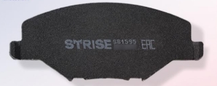 Колодки тормозные "STRISE" передние дисковые VW/SKODA SB1595
