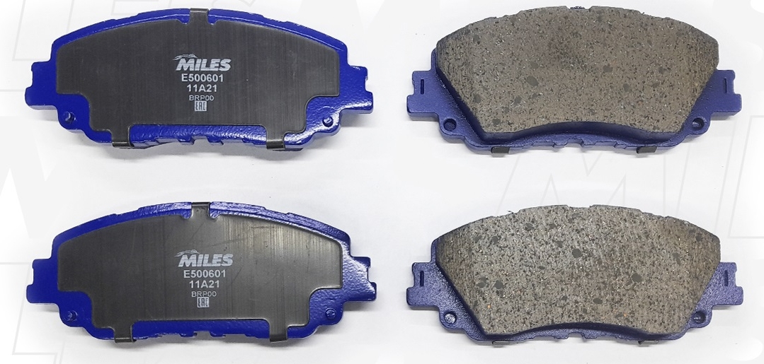 Колодки тормозные "MILES" передние дисковые TOYOTA/OPEL/CHEVROLET E500601