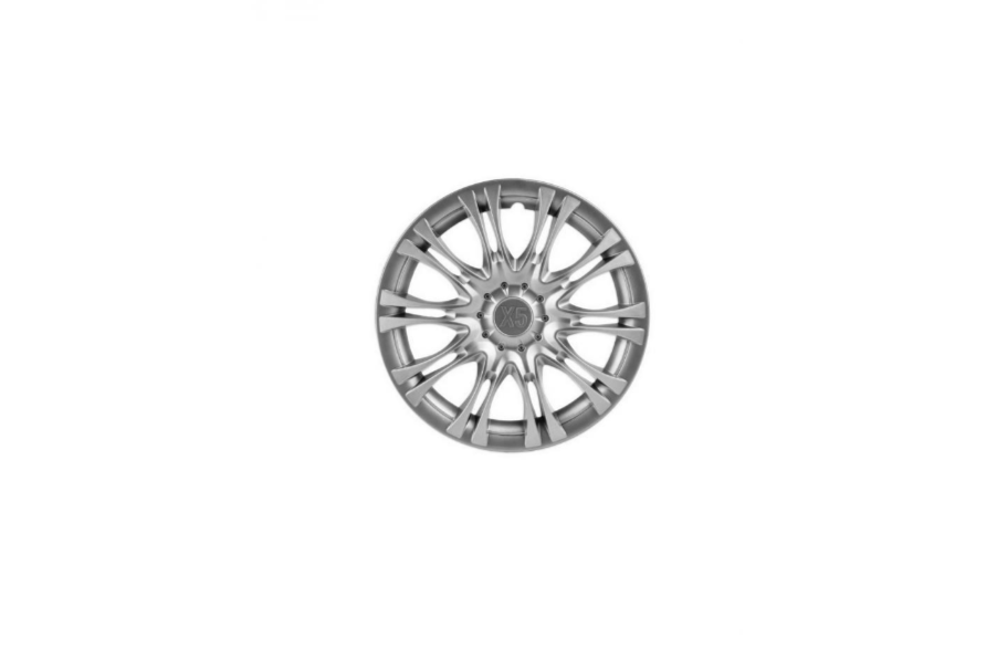 Колпаки колесные "LECAR" декоративные R15 X5 серый 4 шт. LECAR000110608