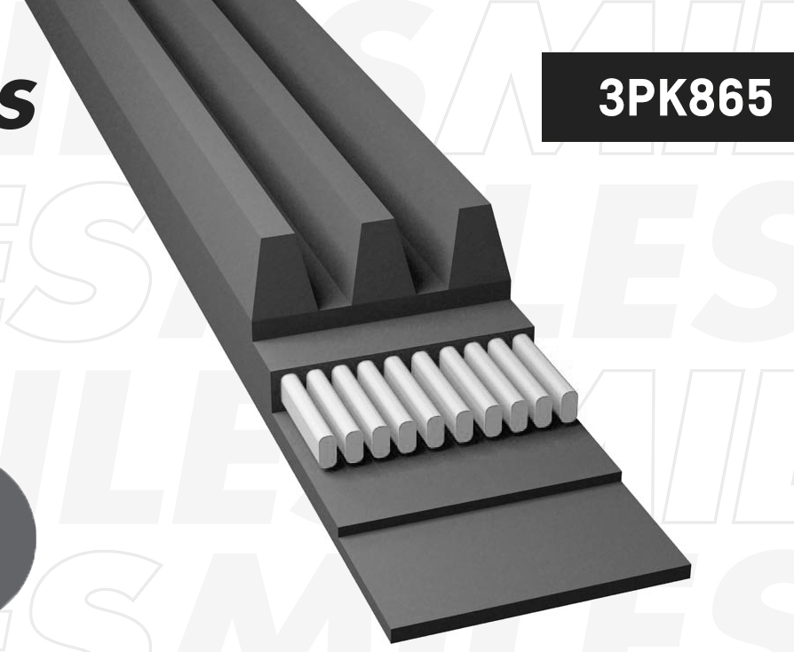 Ремень приводной "SUFIX" поликлиновый 3PK865