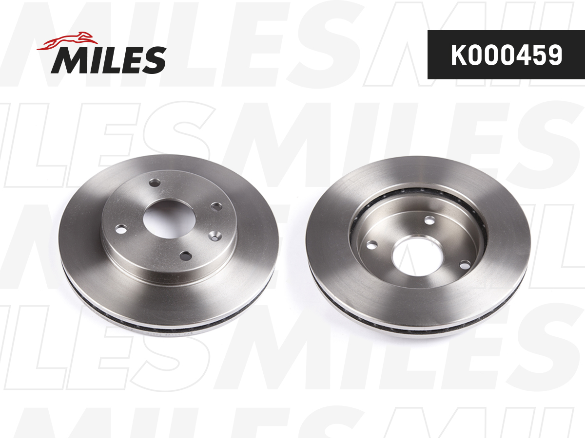 Диск тормозной "MILES" передний CHEVROLET LACETTI K000459