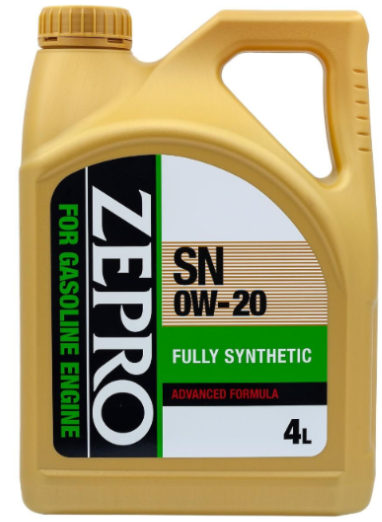 Масло моторное "IDEMITSU" синтетическое ZEPRO GASOLINE 0W-20 SN GF-5 синтетическое 4 л