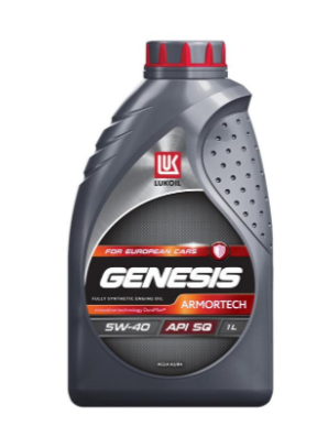 Масло моторное "LUKOIL" синтетическое GENESIS ARMORTECH API SQ 5W-40 1л