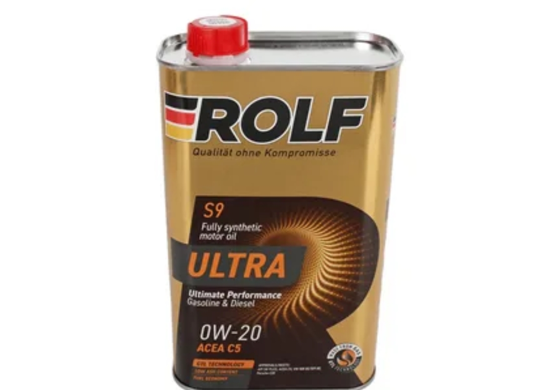 Масло моторное "ROLF" синтетическое ULTRA SN+/C5 0W-20 1л