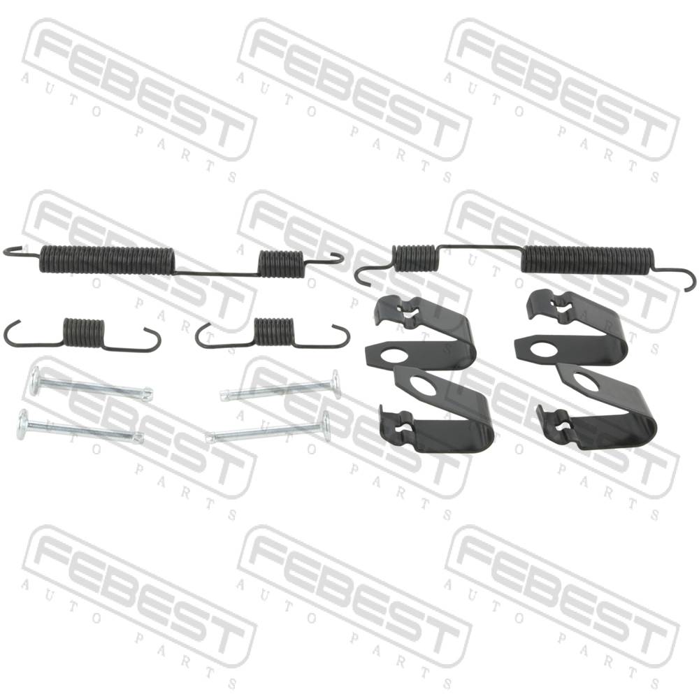 Комплект установочный "FEBEST" барабанных колодок HYUNDAI SOLARIS 1204-SOLR-KIT