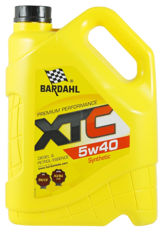 Масло моторное "BARDAHL" синтетическое XTC 5 SN/CF 5W-40 5л