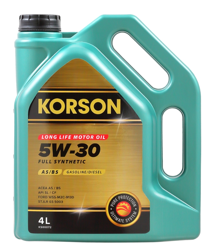 Масло моторное "KORSON" синтетическое A5/B5 5W-30 4л