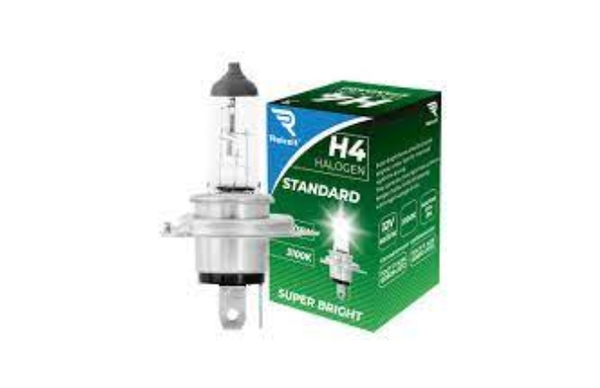 Лампа подсветки "REKZIT" галогенная STANDART H4 12V 60/55W 90040