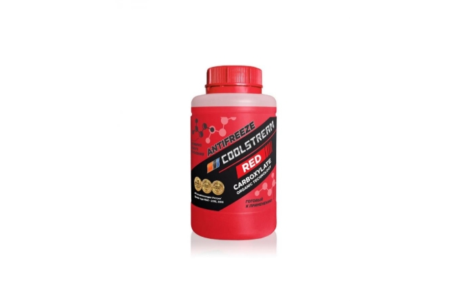 Антифриз "COOLSTREAM" G12+ -37 красный 0.9кг CS-010901-RD