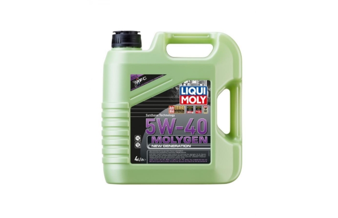 Масло моторное "LIQUI MOLY" синтетическое MOLYGEN SN/CF A3/B4 5W-40 4л