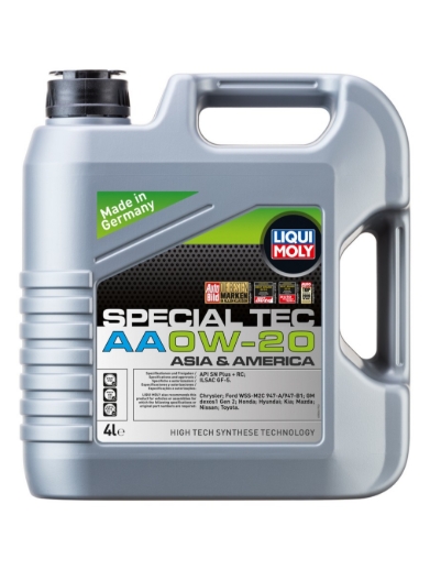 Масло моторное "LIQUI MOLY" синтетическое SPECIAL TEC SP GF-6A AA 0W-20 4л