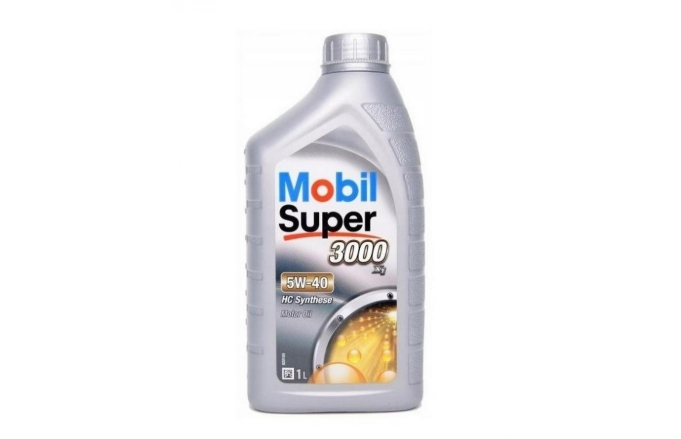 Масло моторное "MOBIL" синтетическое  SUPER 3000 SN/SM/CF A3/B3/B4 5W-40 1л