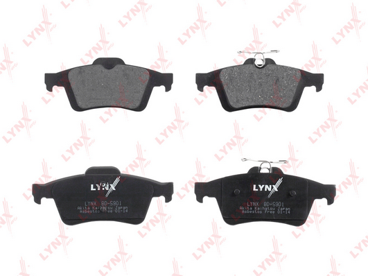 Колодки тормозные "LYNX" задние CITROEN/FORD Focus/MAZDA BD-5901
