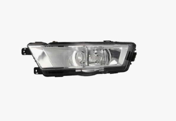 Фара противотуманная "SAT" левая чёрная Skoda Rapid ST-665-2012L-UE