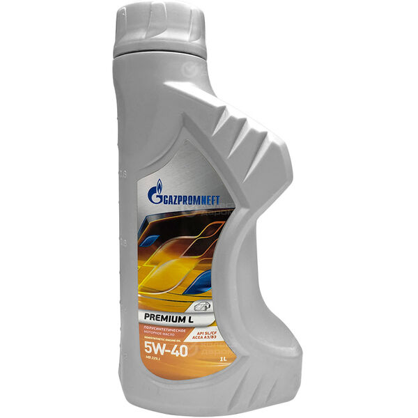 Масло моторное "GAZPROMNEFT" полусинтетическое Premium L SL/CF A3/B3 5W-40 1л