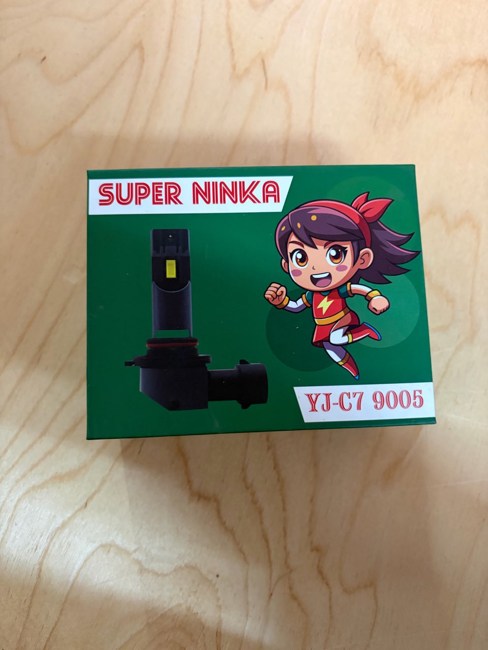 Лампа подсветки "SUPER NINKA" светодиодная HB3 12V 16W 6000K YJ-G7 9005