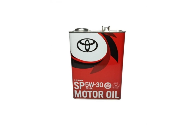 Масло моторное "TOYOTA" синтетическое SP, GF-6A 5W-30 4л