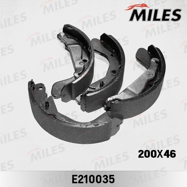Колодки тормозные "MILES" задние барабанные DAEWOO/CHEVROLET LACETTI/LANOS E210035