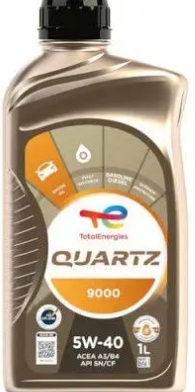 Масло моторное "QUARTIZ" синтетическое 9000 ACEA A3/B4 API SN/CF 5W-40 1л