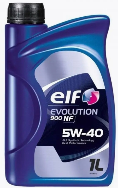 Масло моторное "ELF" синтетическое 900 EVOLUTION NF ACEA A3/B4 API SL/CF 5W-40 1л