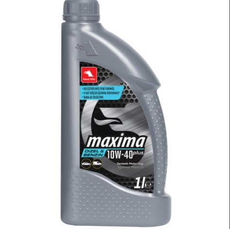 Масло моторное "PETROL" синтетическое MAXIMA PLUS API SN ACEA A3/B4 10W-40 1л